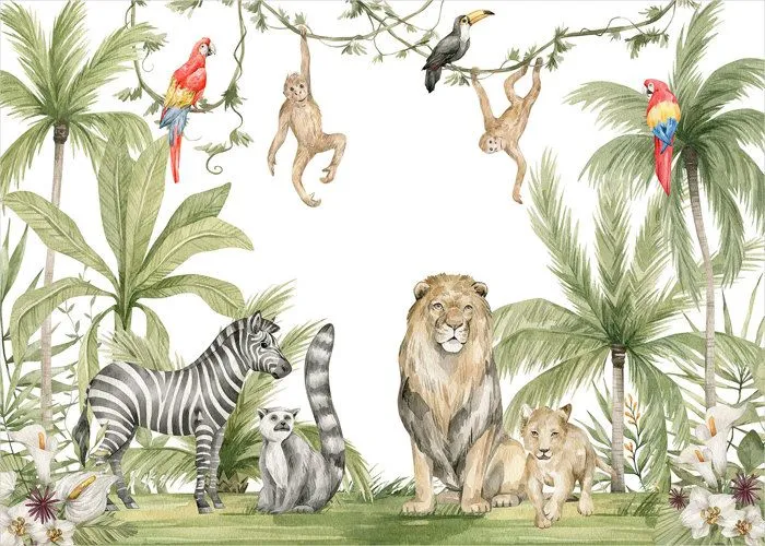 Poster / Affiche enfants - Jungle 3617689721897 - 40x60 cm-1