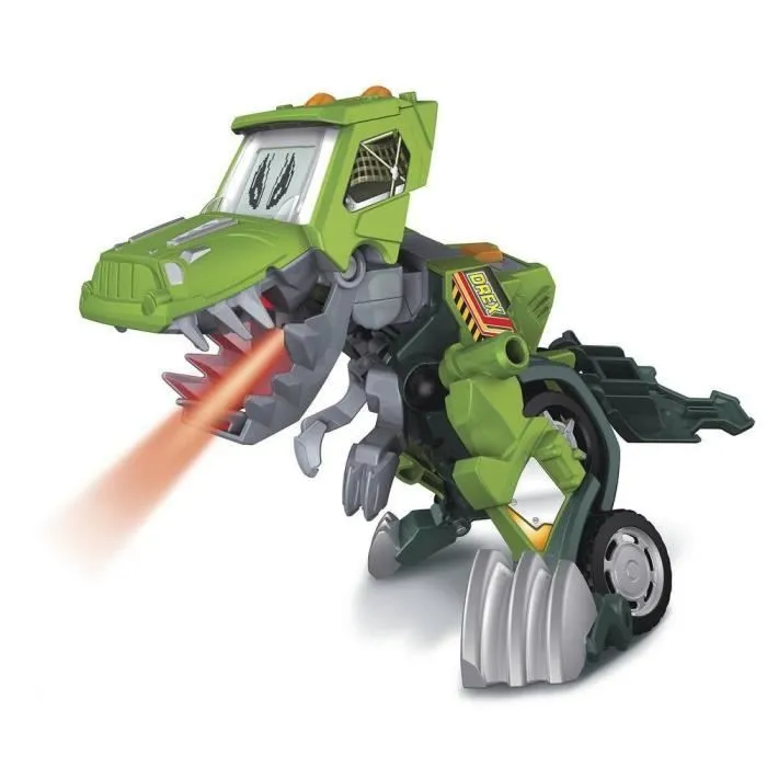 VTECH - Switch & Go Dinos - Drex, Super T-Rex (Jeep) - T-Rex interactif à transformer en Jeep tout terrain-1