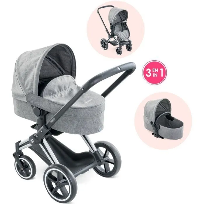 Bebeboutik Landau 3 en 1 Cybex COROLLE pour poupon 36 et 42 cm Des 3 ans