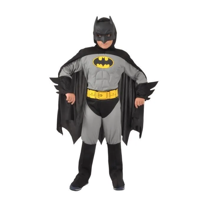 Costume déguisement garçon - CIAO - Batman 2-en-1 - Muscles rembourrés - Taille 10-12 ans - Réversible-1