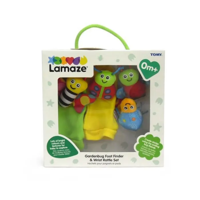Hochets pour poignets et pieds - TOMY/LAMAZE - Jaune - Dès la naissance - Rubans et grelots-2