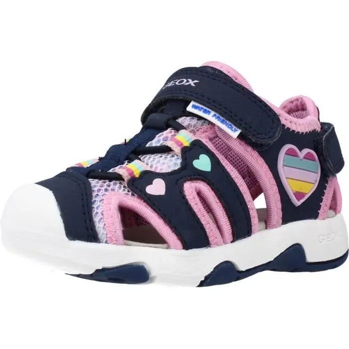 Sandale - nu-pieds Geox 105663 - Enfant Fille - Bleu - Synthétique-0