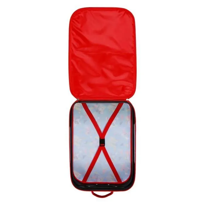Valise Trolley Soft 3D - Disney - Mickey Mouse - Bleu - Semi-rigide - 2 roulettes-3