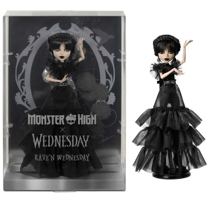Monster High-Mercredi Addams en Tenue de Bal-Poup?e - Monster High - HXJ03-0