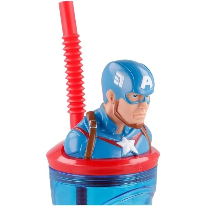 Figurine Avengers Captain America - AVENGERS - Avengers - Bleu - Marvel - Intérieur - Mixte-0