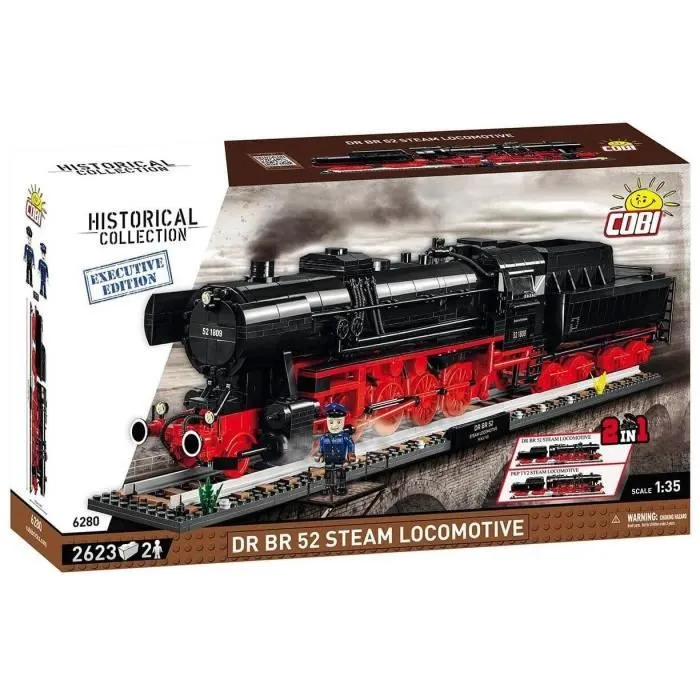 COBI 6280 - DR BR 52 STEAM LOCOMOTIVE-0