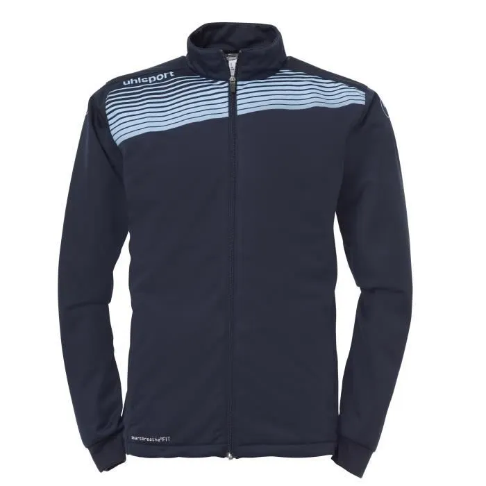 Veste de football Uhlsport Liga 2.0 Classic pour enfant - Bleu marine/bleu ciel - Taille 14 ans