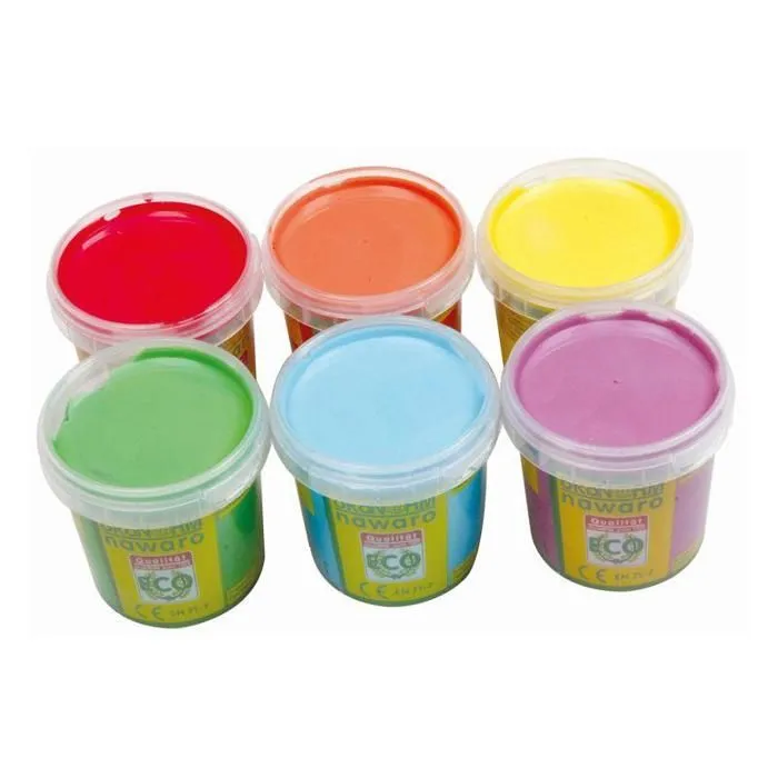 Peinture aux doigts - 6 couleurs-0