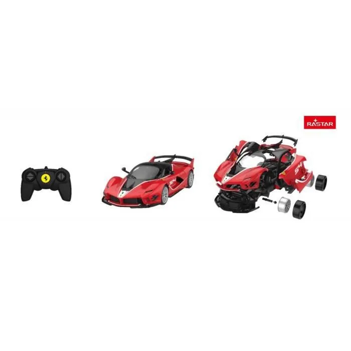 Voiture à monter R-C Ferrari FXX-K 1:18 - RASTAR - Rouge - Radiocommandé - Kit carrosserie-3