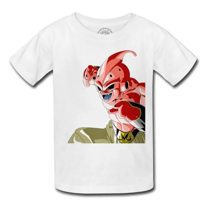 T-shirt enfant DBZ dragon ball Z boo buu manga anime-0