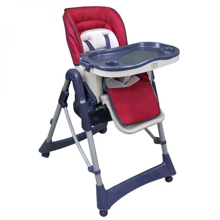 Chaise haute bébé pliable réglable hauteur dossier tablette - Ptit - Lou - Monsieur Bébé-0