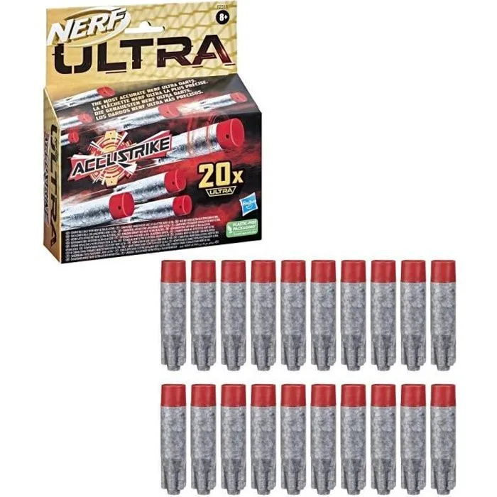 NERF - Ultra - AccuStrike - Recharge de 20 fléchettes NERF - Ultra - compatibles uniquement avec les Blasters NERF - Ultra-0