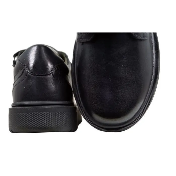 Chaussures d'école - Geox - J Riddock B G - Cuir - Noir - Confortable et respirant-1