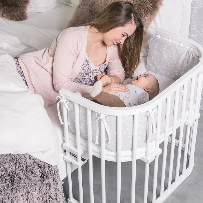 Berceau Cododo - BABYBAY - Original - Bois de hêtre massif - Matelas inclus-1