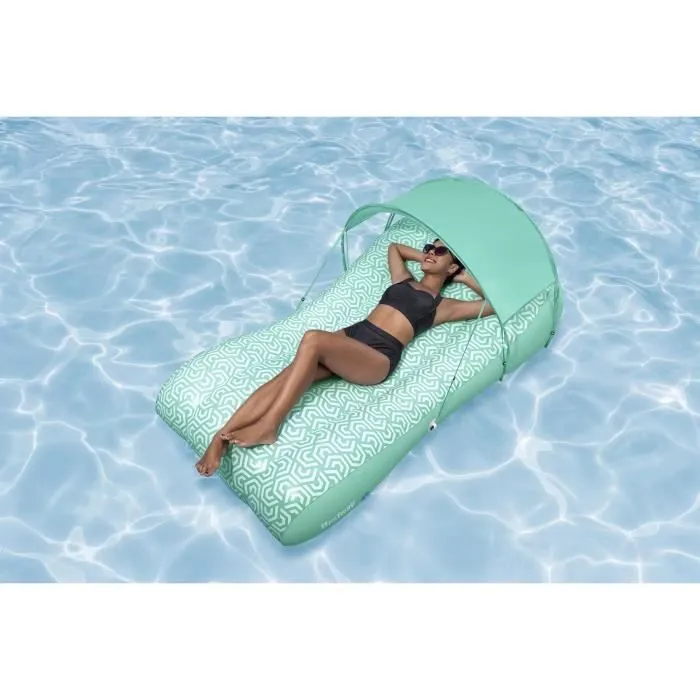 Matelas gonflable de piscine - BESTWAY - Avec auvent-2