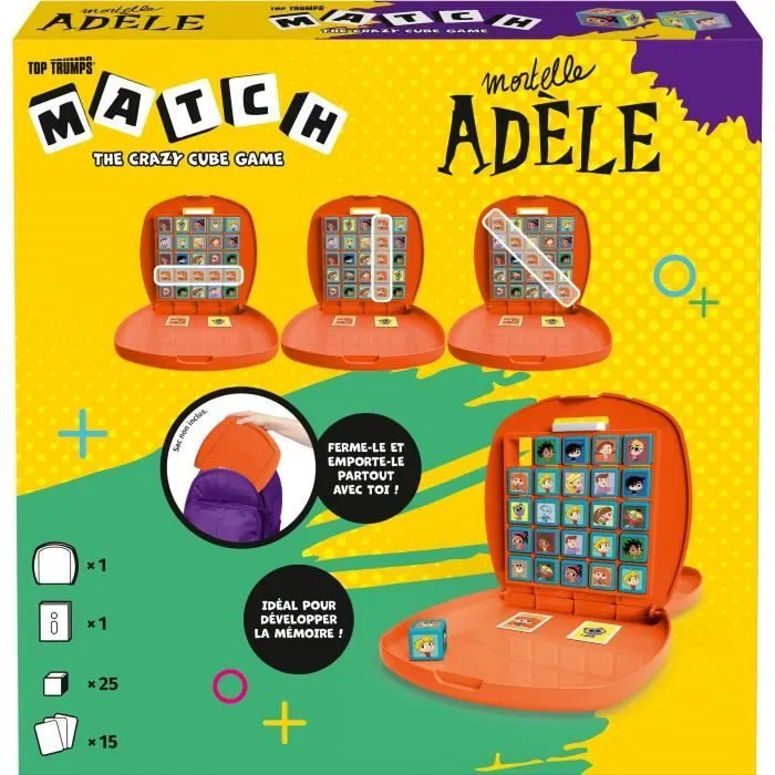 MATCH Mortelle Adèle - Jeu de société - WINNING MOVES-2