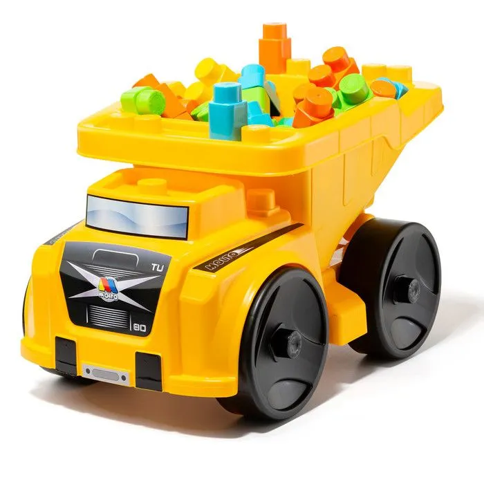 Jouet - Moltó - Camion Benne - 20 Blocs - Benne basculante - Coloré et sûr-1