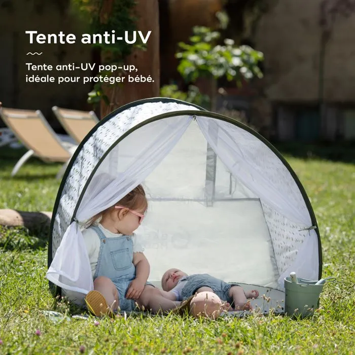 Tente Anti-UV Bébé - Babymoov - Provence - FPS 50+ - Moustiquaire intégrée - Légère (<1kg)-1
