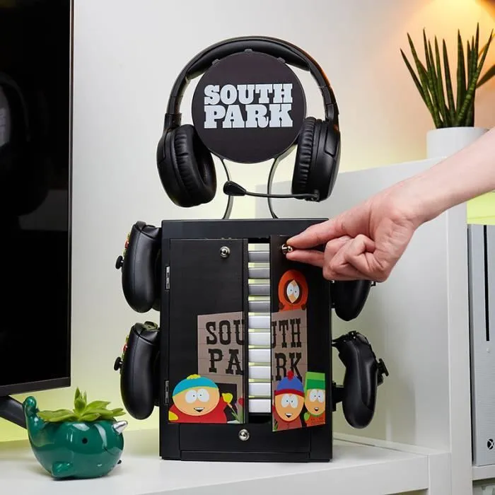 Meuble de rangement pour gamer - Numskull - South Park - 4 manettes - 10 jeux - 1 casque-2