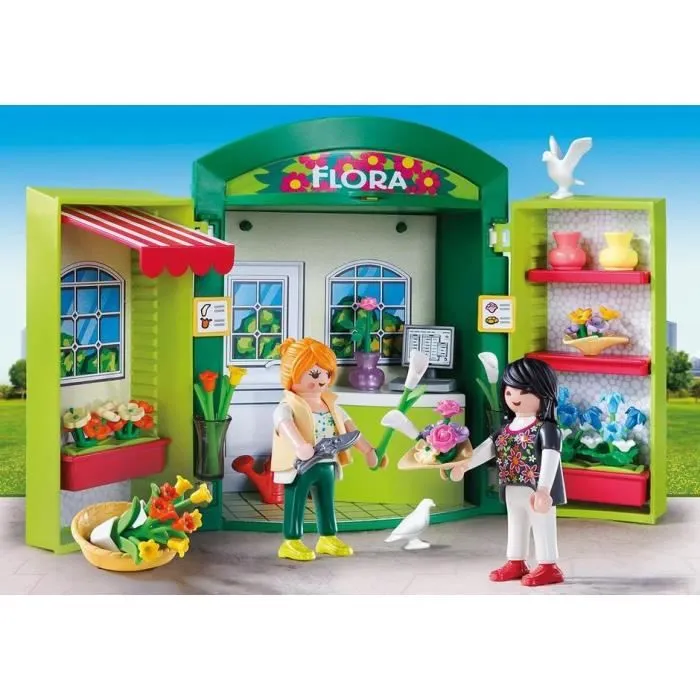 PLAYMOBIL - Coffre Fleuriste - 5639 - Accessoires inclus - Jouet pour enfant de 4 ans et plus-2