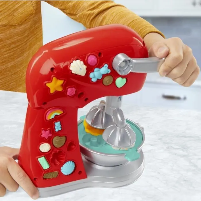 Play-Doh Robot pâtissier, jouet de pâte à modeler avec accessoires de cuisine factices, Kitchen Creations, Dès 3 ans-3