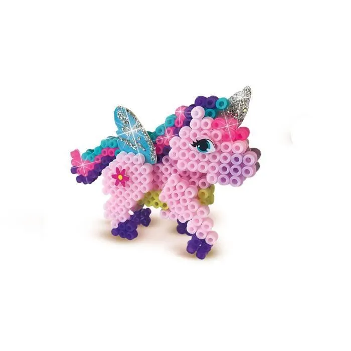 Perles à repasser - Licornes - SES CREATIVE - Crée de superbes licornes en 3D.-4