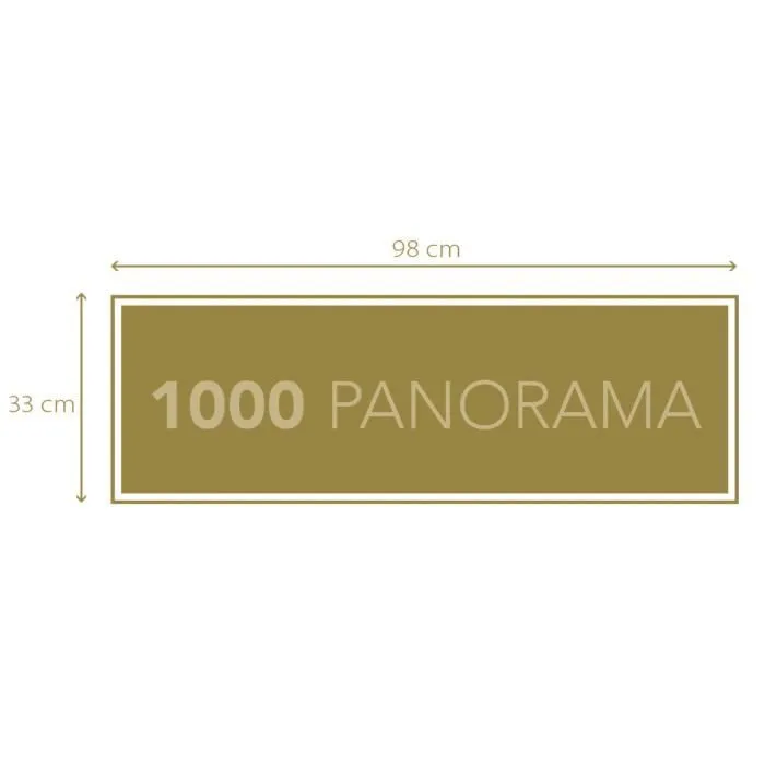 CLEMENTONI - Compact 1000 pièces Panorama - Dragon Ball Super-4