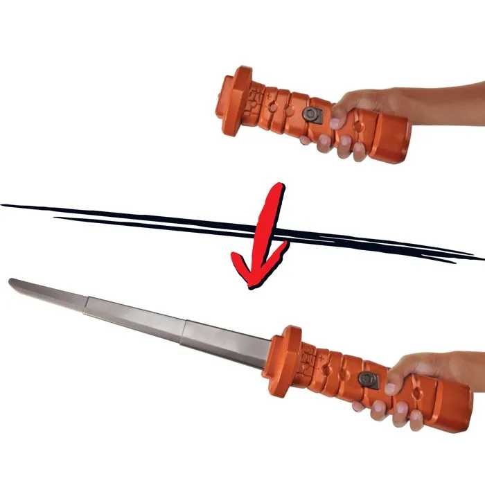 Tortues Ninja, Arme de combat, avec accessoires inclus, Modèle Leonardo, Pour les enfants dès 4 ans, TU8061-2