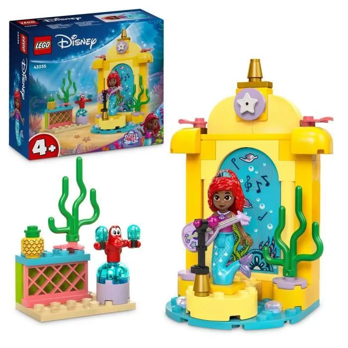 LEGO® Disney Princess 43235 La scène musicale d’Ariel, jeu pour les fans du dessin animé-0