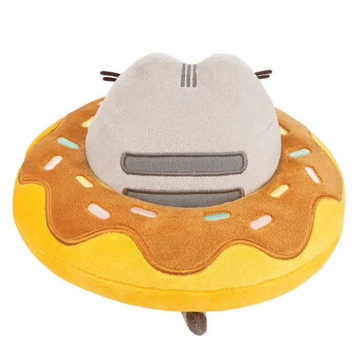 Mascotte peluche - Pusheen - Beignet chocolat - 13 cm - Douceur - Licence officielle-5