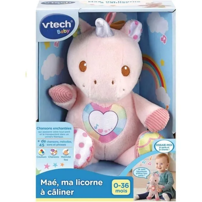 VTECH BABY - Maé, Ma Licorne à Câliner-1