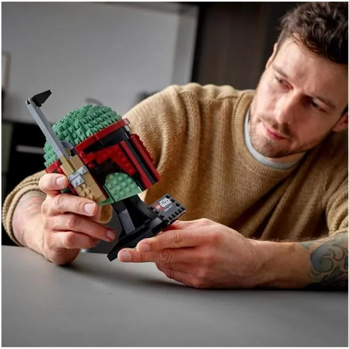 LEGO® Star Wars 75277 Le Casque de Boba Fett, Série Le Mandalorien, Masque Star Wars, Figurine Boba Fett, Construction Adulte-4