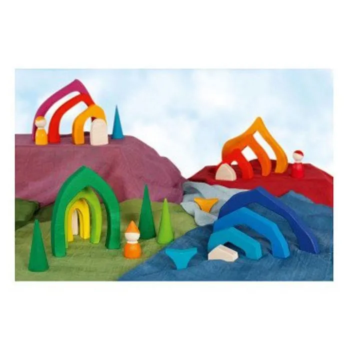 Jeu d'apprentissage - NO NAME - Blocs de construction les 4 Saisons - Mixte - 25 pièces - Texture rugueuse-2