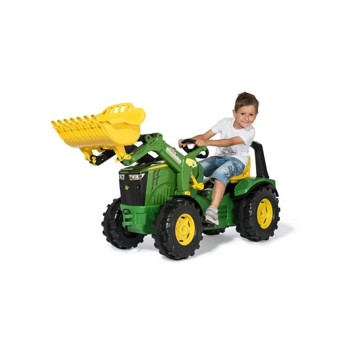 Tracteur à pédales Rolly Toys X-Trac Premium John Deere 8400R - Vert - Pour enfants de 3 à 10 ans-2