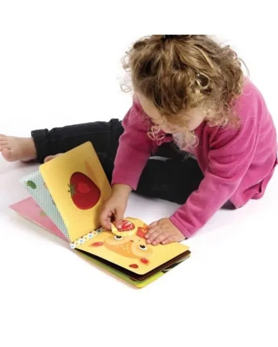 LUDI - Jouet d'activité Livre des odeurs - Jeu d'éveil sensoriel - Bébé - Mixte - PEVA - A partir de 12 mois-3