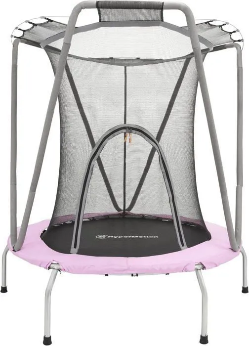 HyperMotion Trampoline Enfant 137cm avec Filet de Sécurité - 3-8 Ans (usqu'à 25 kg) - Maison et Jardin-0