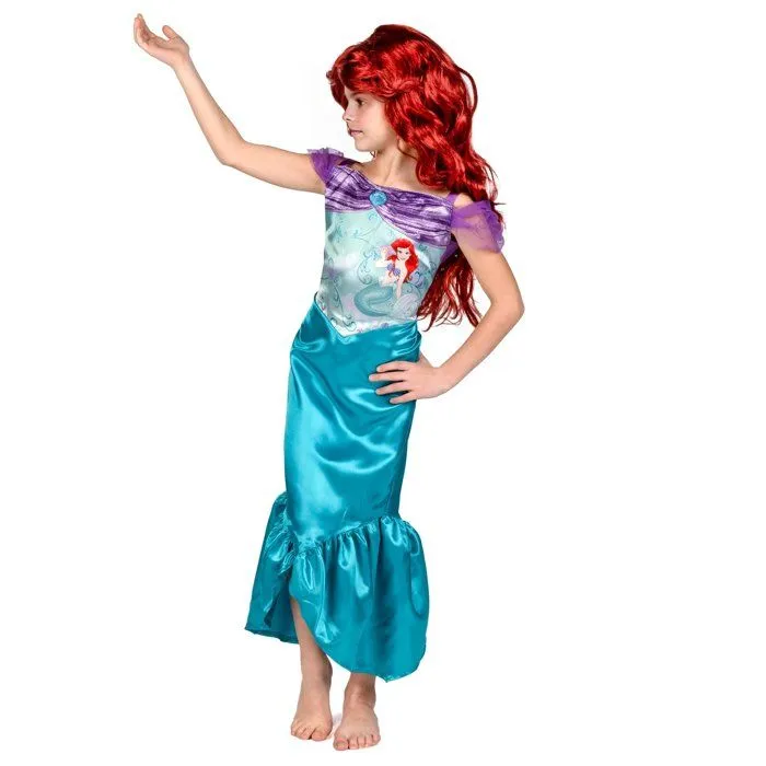 Déguisement Petite Sirène Ariel Classique Fille - LIRAGRAM ESPAÑA, S.L.L. - 7 ans - Noir-2