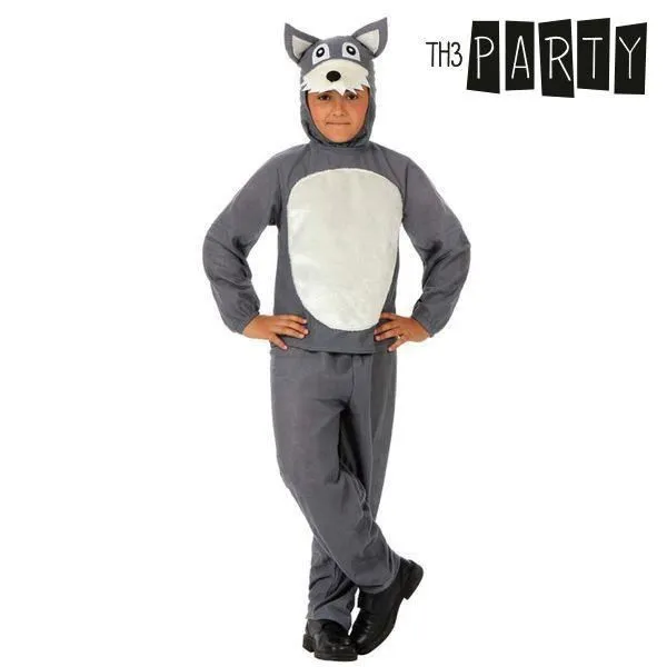 Déguisement loup féroce pour garçon - Costume animal enfant Taille - 10-12 Ans-0