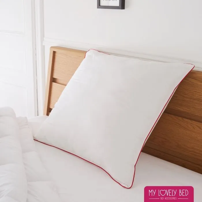 Oreiller Lot de 2 - My Lovely Bed - Percale 100% Coton - Confort Moelleux - Anti-acariens-1