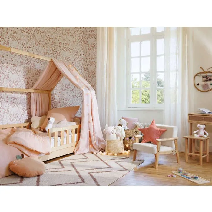 Lit Cabane "Enfant" 90x190cm Naturel-4
