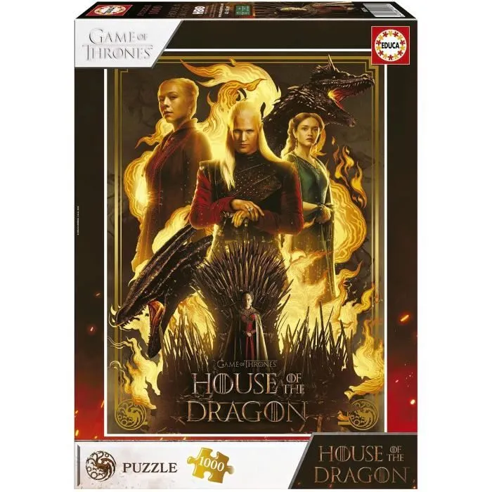 Puzzle - EDUCA - House Of The Dragon - 1000 pièces-0