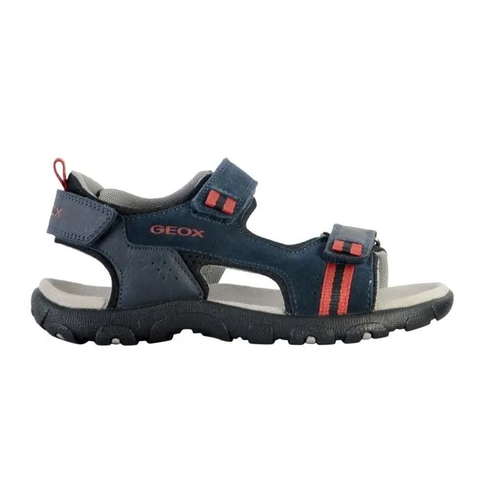 Sandale Enfant - Geox - Strada - Marine Dk Rouge - Confortable - Respirante-1