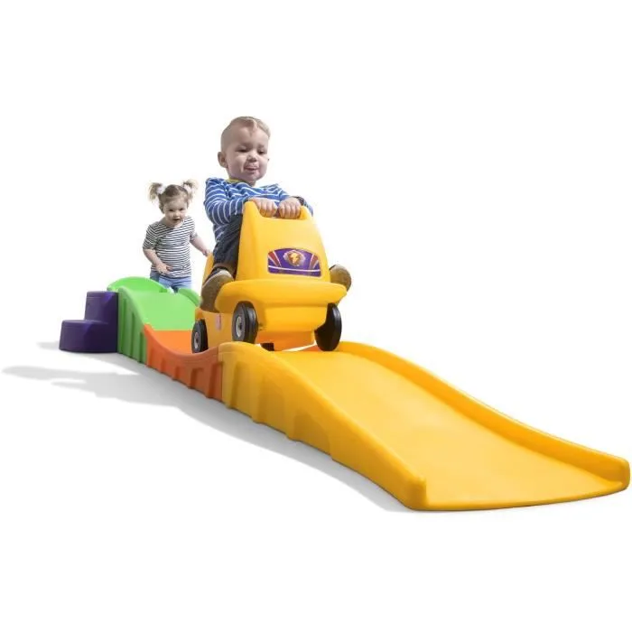 Toboggan - STEP2 - Up & Down Roller Coaster - Jaune - Mixte - 2/5 ans-1