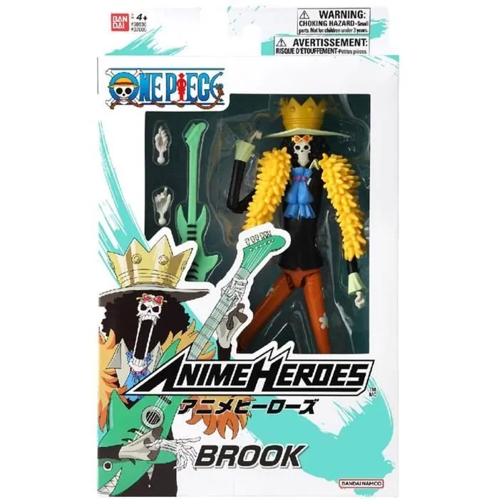 Figurine Anime Heroes - Bandai - One Piece - Brook - 17 cm-2