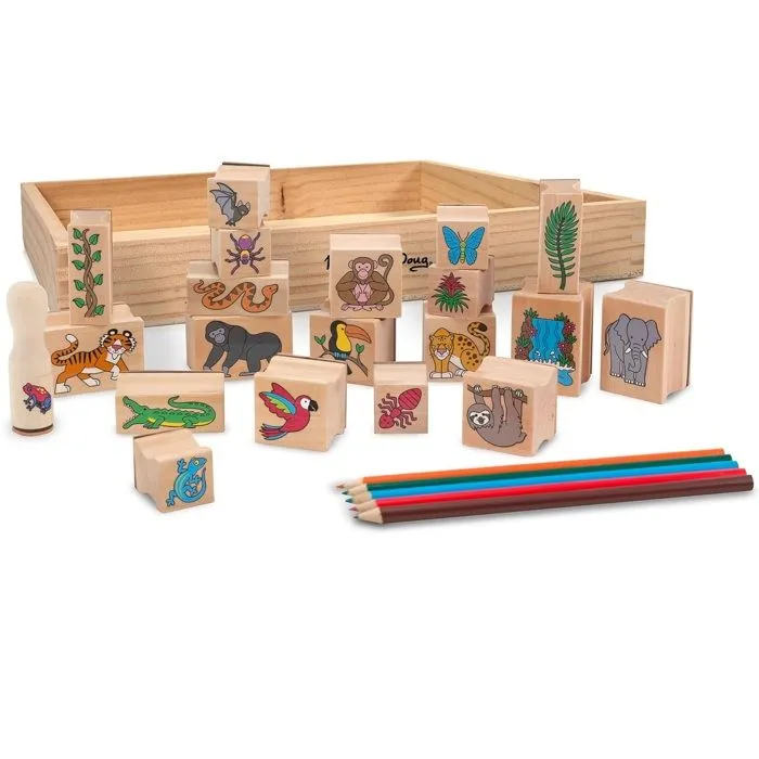 Melissa & Doug - Tampons encreurs Forêt Tropicale-2
