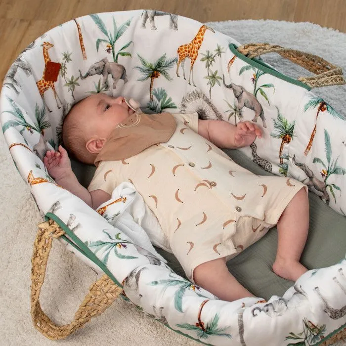 Matelas ovale bébé – Couffin Moïse panier à langer – Made in France Blanc Taille Unique-3