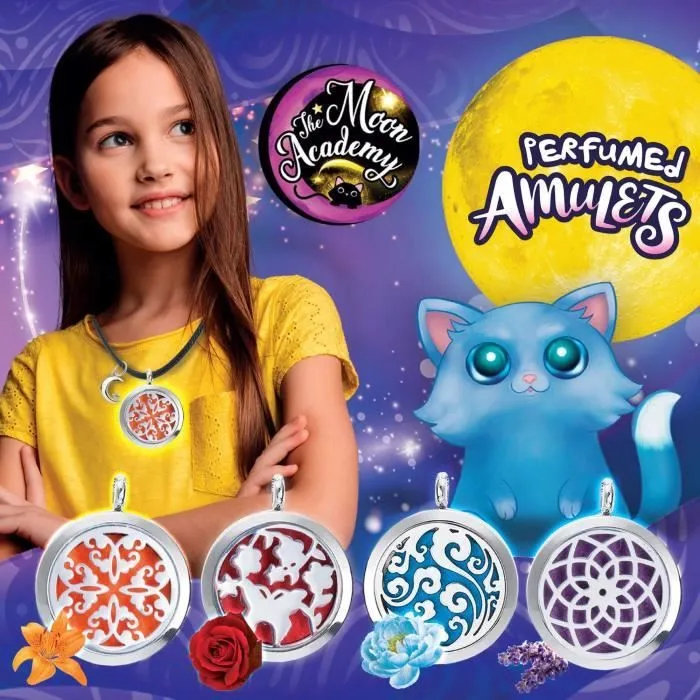 Amulettes parfumées - LISCIANI - The Moon Academy - Collection amulettes - Chance, amour, santé - Créations uniques-2