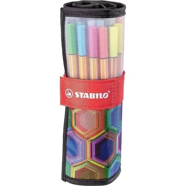 Feutres - STABILO Point 88 - Coloriage - Gamme Arty - Pochette de 25 feutres-0