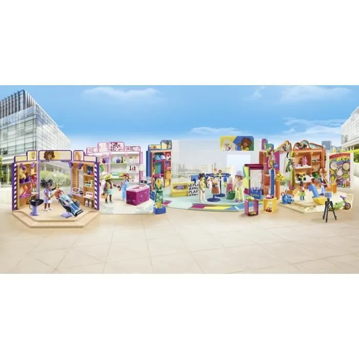 PLAYMOBIL 71534 Boutique de vêtements, My Life Le shopping, 76 pièces, Dès 4 ans-5