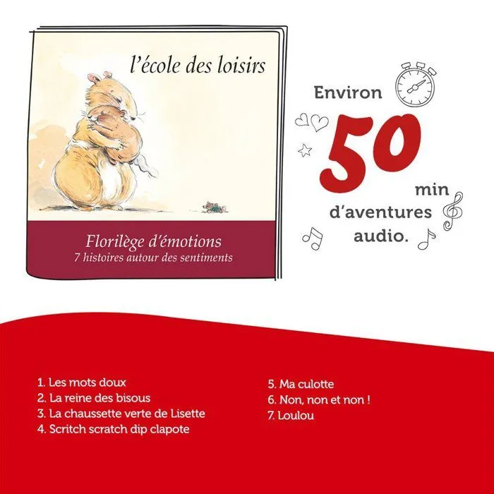 Figurine Audio - tonies® - L'École Des Loisirs - Florilèges D'Émotions - Enfant - Orange-3